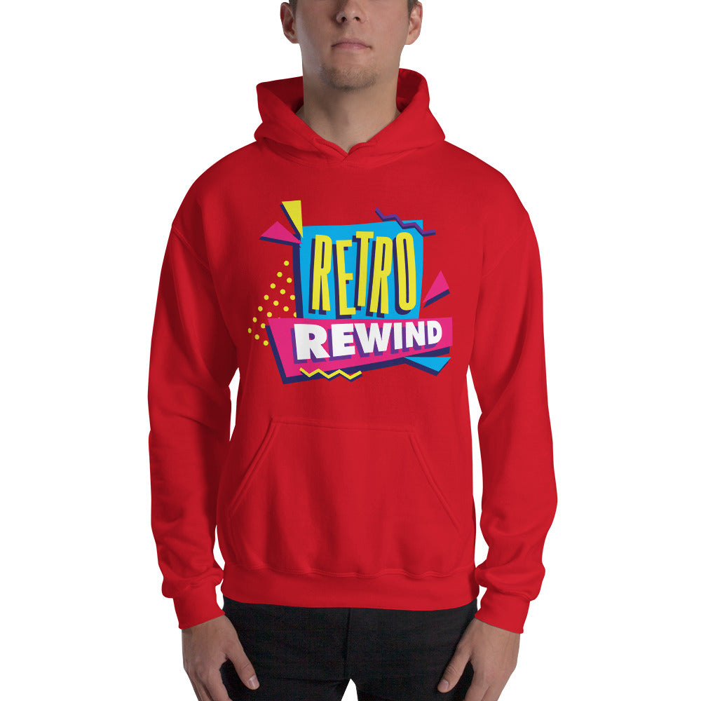 Retro Rewind 80s Logo Premium Hoodie