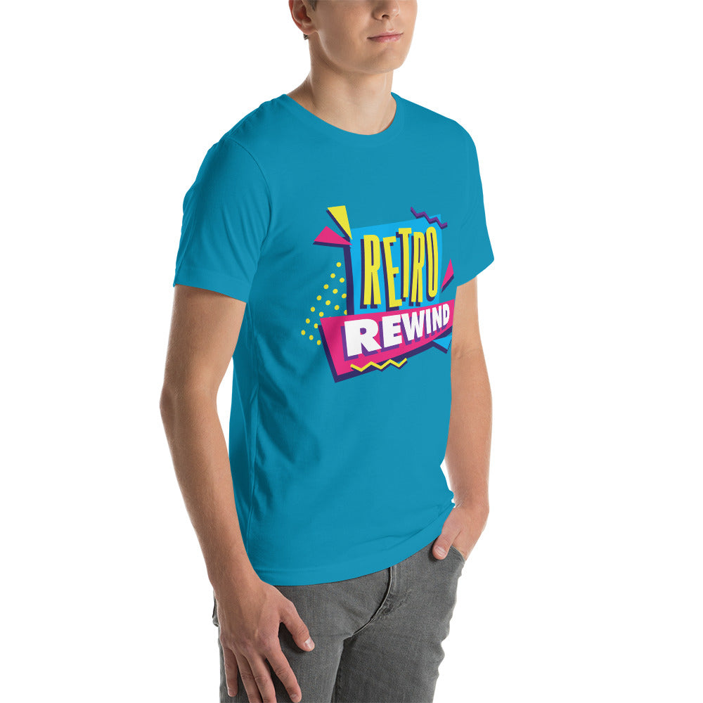 Retro Rewind 80s Logo Unisex Premium Tee