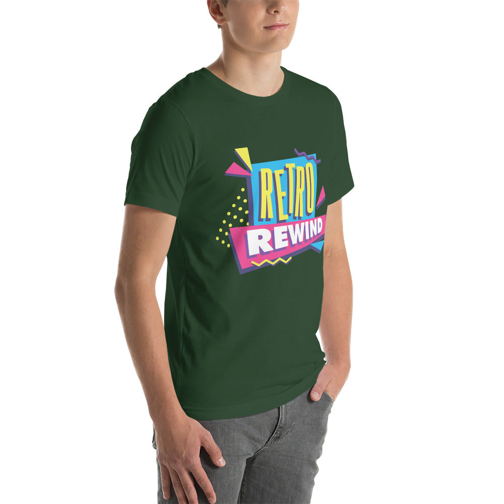 Retro Rewind 80s Logo Unisex Premium Tee