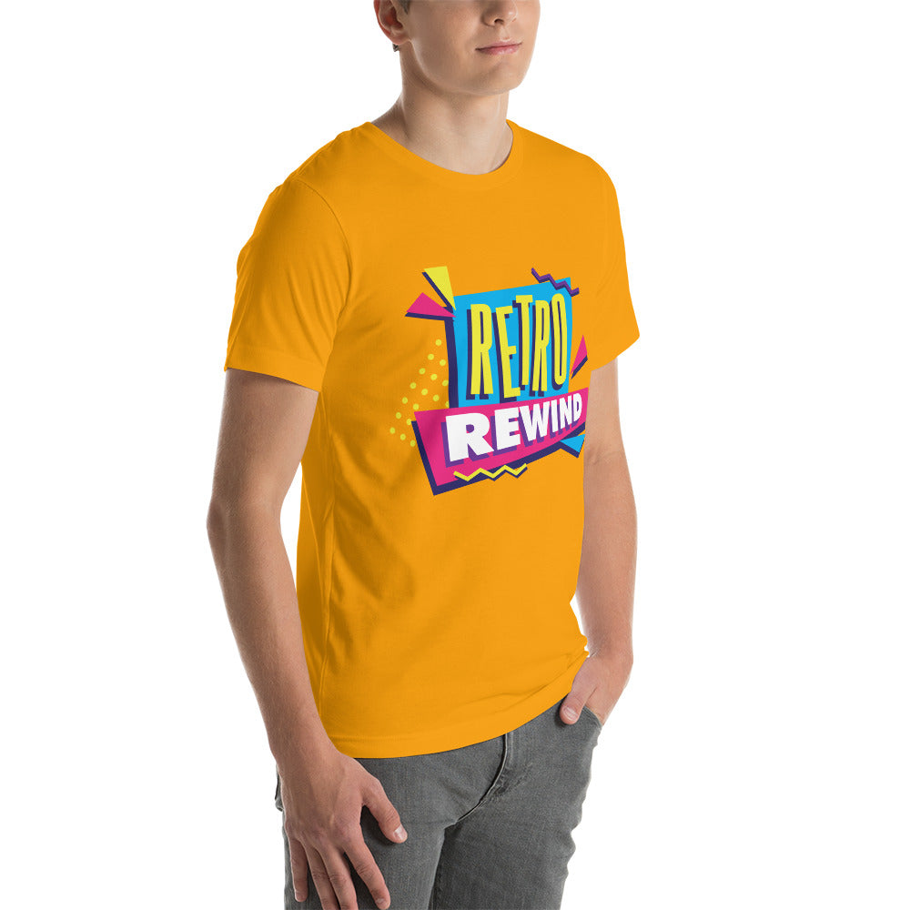 Retro Rewind 80s Logo Unisex Premium Tee