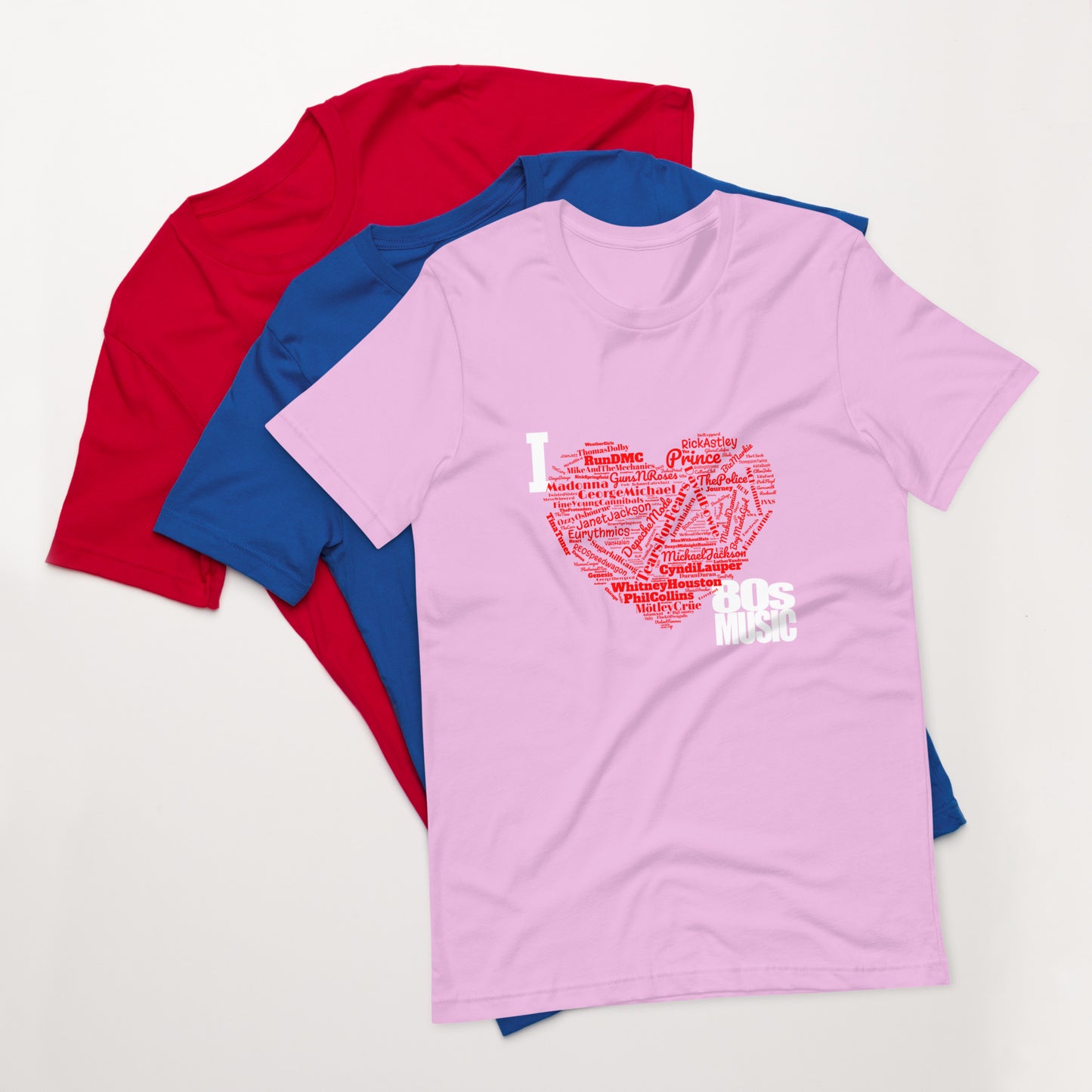 I Love 80s Music Premium Unisex Tee