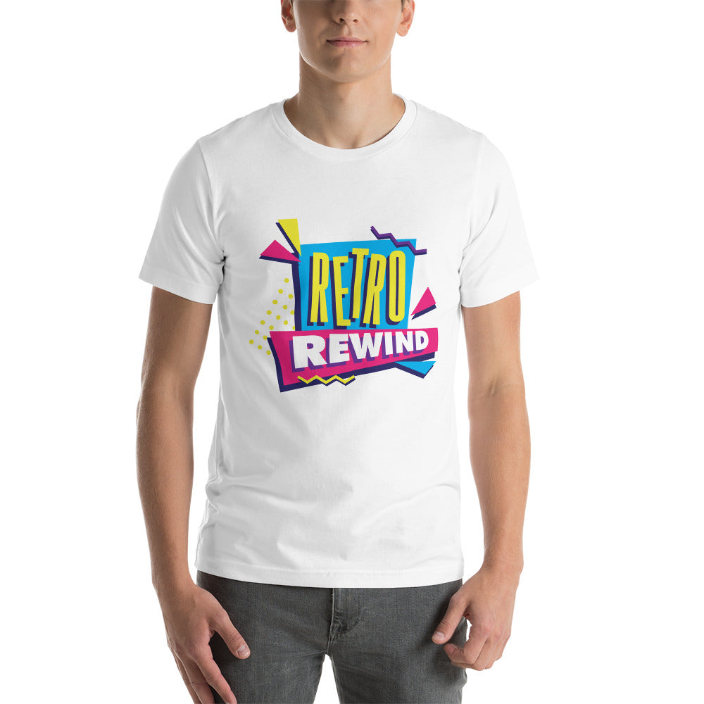 Retro Rewind 80s Logo Unisex Premium Tee