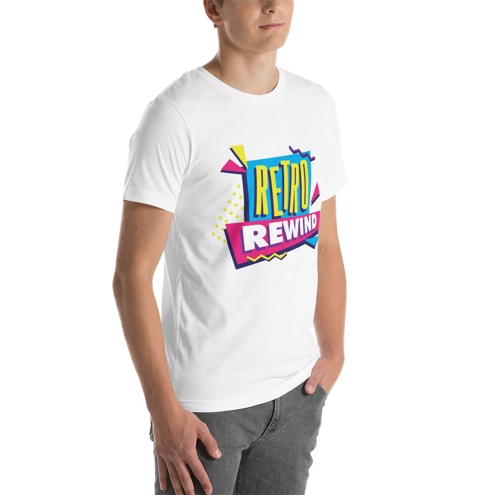 Retro Rewind 80s Logo Unisex Premium Tee